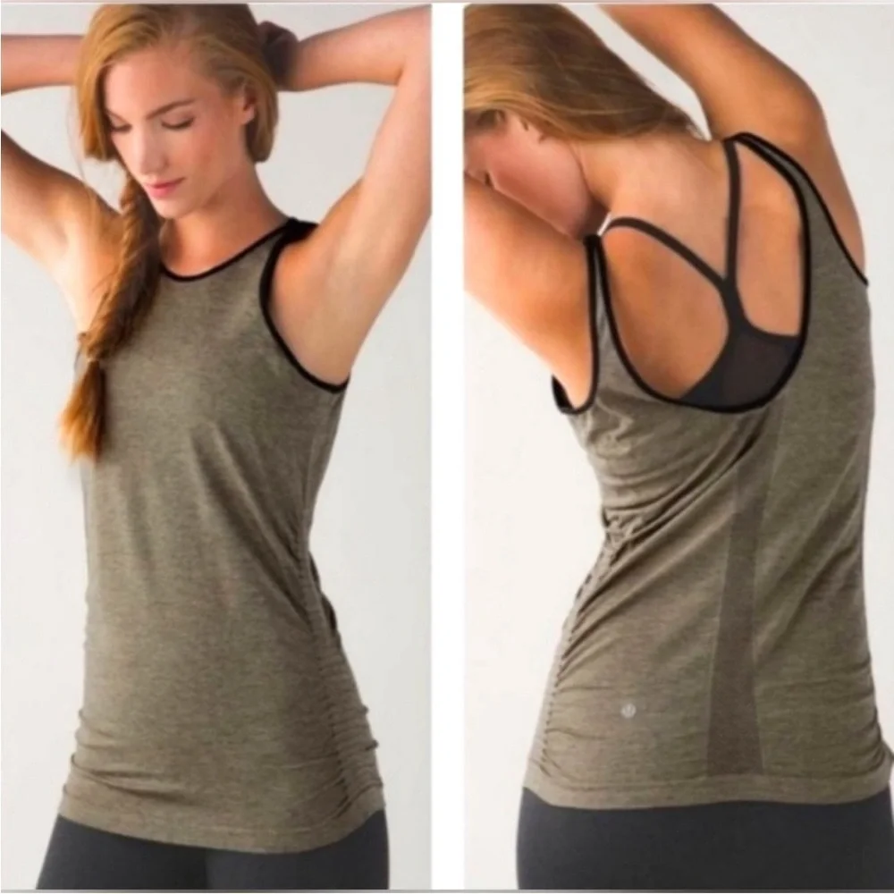 Lululemon In The Flow Ruched Tank Top